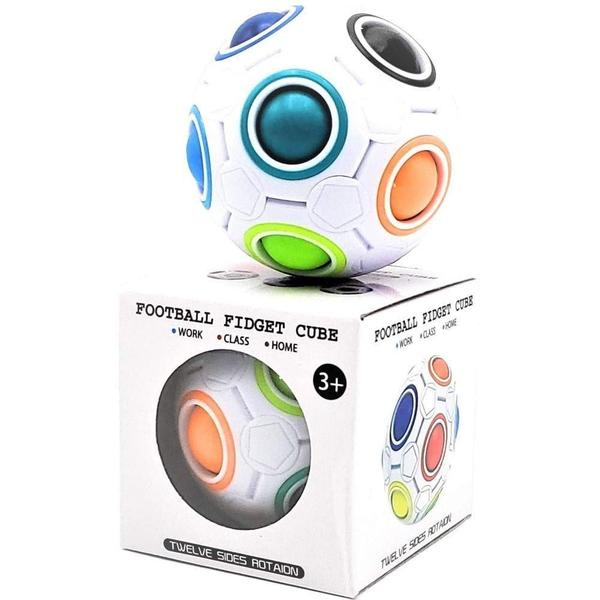 Imagem de Football Fidget Cube Cubo Mágico Bola Jogo Quebra Cabeça