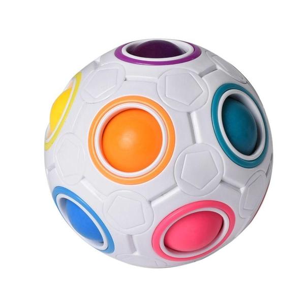 Imagem de Football Fidget Cube Jogo Quebra Cabeça Infantil 12 Buracos