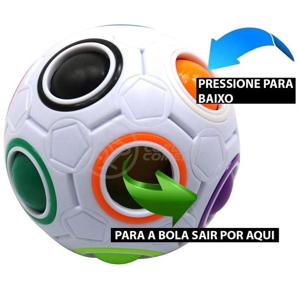 Imagem de Football Fidget Cube Jogo Quebra Cabeça Infantil 12 Buracos