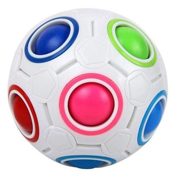 Imagem de Football Fidget Cube Jogo Quebra Cabeça Infantil 12 Buracos