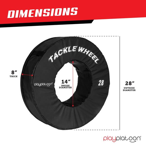 Imagem de Football Tackle Dummy Play Platoon Tackle Wheel 28 para jovens