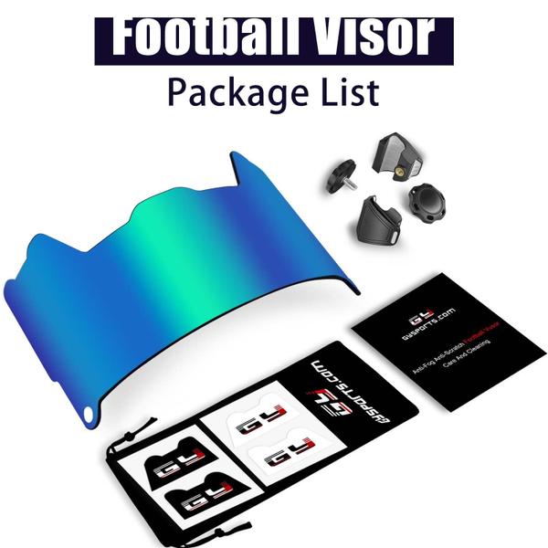 Imagem de Football Visor GY Professional para capacetes para jovens e adultos