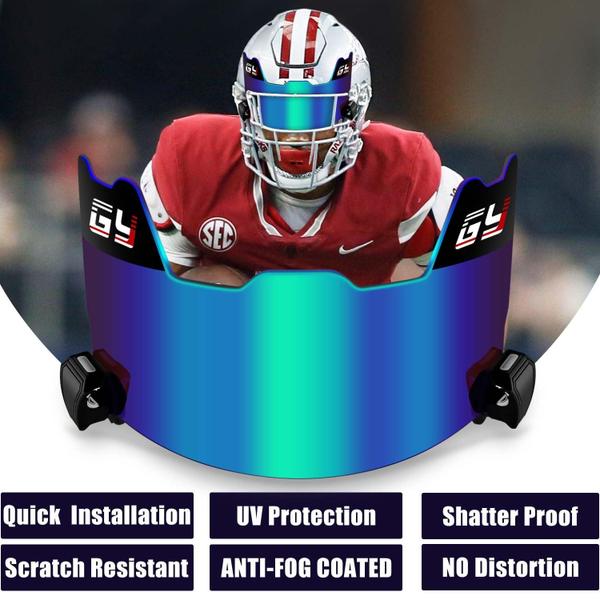 Imagem de Football Visor GY Professional para capacetes para jovens e adultos