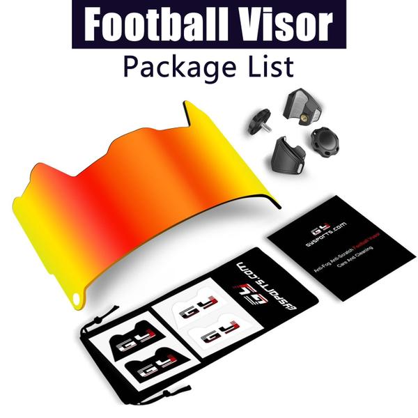 Imagem de Football Visor GY Professional para capacetes para jovens e adultos