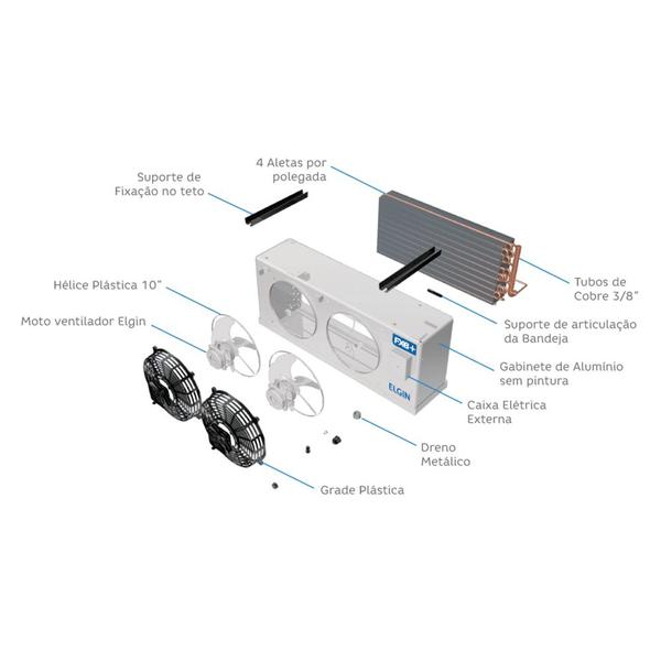 Imagem de Forçador Evaporador Elgin FXB+ 013 - 220V