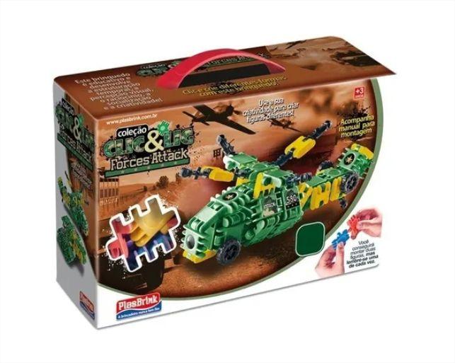 Imagem de Forces Attack Brinquedo De Montar 71 Peça Clic & Lig