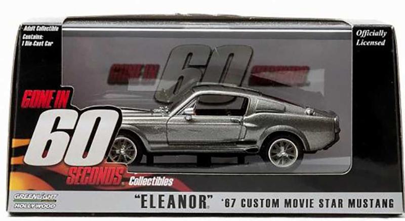 Imagem de Ford Mustang 1967 Filme 60 Segundos Eleonor Greenlight 1/43