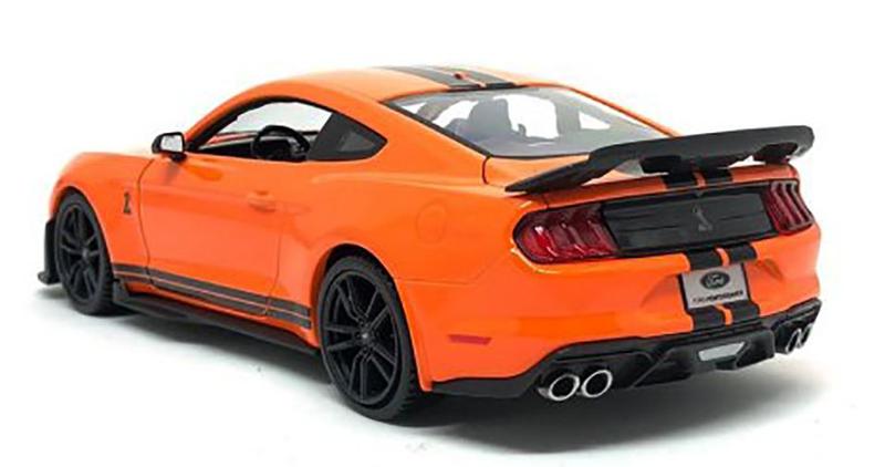 Ford Mustang Shelby Gt 500 2020 Laranja Maisto 1/24 Imagem de Ford Mustang Shelby Gt 500 2020 Laranja Maisto 1/24