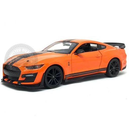 Ford Mustang Shelby Gt 500 2020 Laranja Maisto 1/24 Imagem de Ford Mustang Shelby Gt 500 2020 Laranja Maisto 1/24
