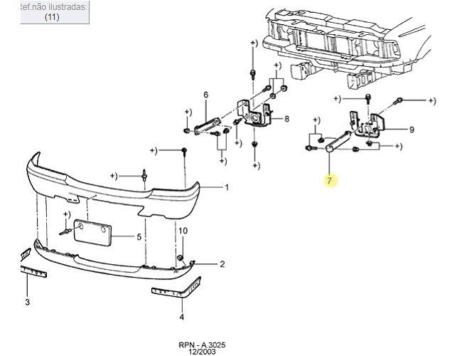 Imagem de Ford Ranger Braço Do Para-choque Dianteiro Le Novo Original