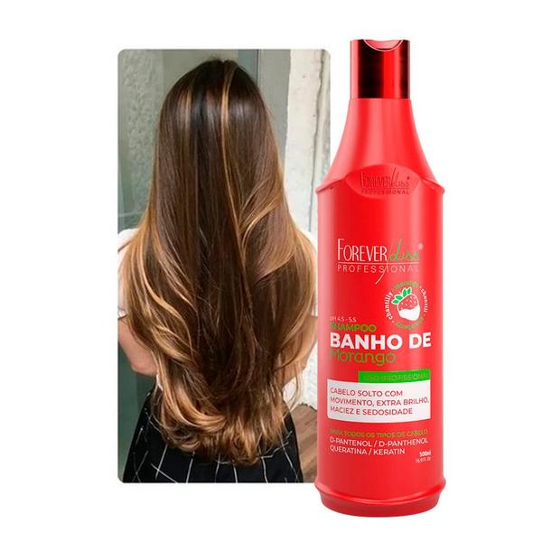 Imagem de Forever Liss Shampoo Banho De Verniz Morango 500ml