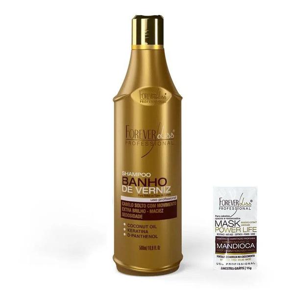 Imagem de Forever Liss Shampoo Extra Brilho Banho De Verniz 500ml