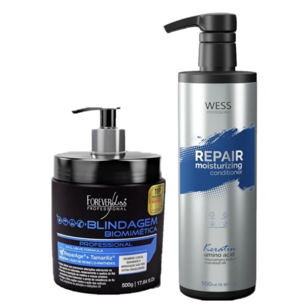 Imagem de Forever Mask Biomimetica 500g + Wess Cond. Repair 500ml