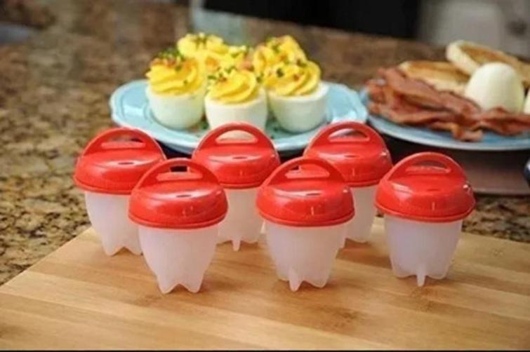 Imagem de Forma 6 Copos Egglettes Cooking Ovos Cozinha Fácil Dieta