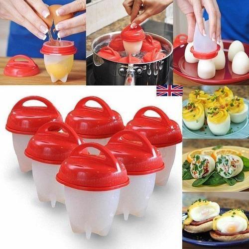 Imagem de Forma 6 Copos Egglettes Cooking Ovos Cozinha Fácil Dieta