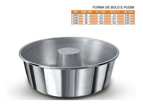 Imagem de Forma Aluminio Pudim/Bolo 26 Real