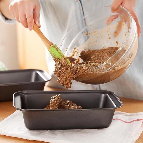 Forma Assadeira Retangular de Antiaderente Teflon para Pães Bolos Torradas Cozinha Confeitaria Padaria 25x6x13cm - DATERRA Imagem de Forma Assadeira Retangular de Antiaderente Teflon para Pães Bolos Torradas Cozinha Confeitaria Padaria 25x6x13cm