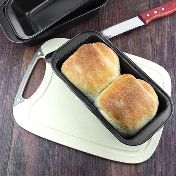 Forma Assadeira Retangular de Antiaderente Teflon para Pães Bolos Torradas Cozinha Confeitaria Padaria 25x6x13cm - DATERRA Imagem de Forma Assadeira Retangular de Antiaderente Teflon para Pães Bolos Torradas Cozinha Confeitaria Padaria 25x6x13cm