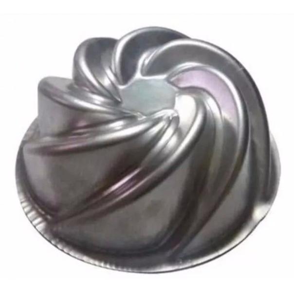 Forma Bolo Vulcão Novela 21x9cm Em Alumínio - Chicky formas Imagem de Forma Bolo Vulcão Novela 21x9cm Em Alumínio