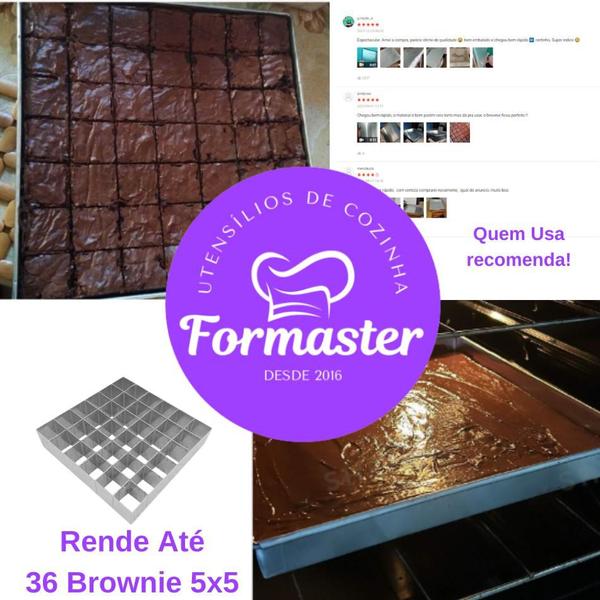 Imagem de Forma Brownie Quadrada - 31,5 x 3 Alumínio