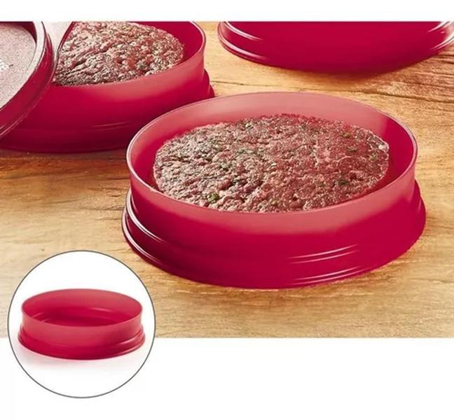 Imagem de Forma  burguuer express vermelho da tupperware a