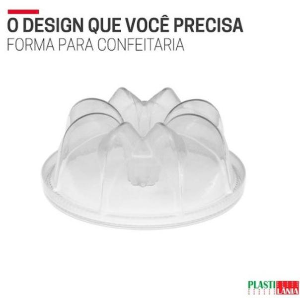 Imagem de Forma confeitaria c/ tampa 120 ml -  c/ 10 unid - embalagem confeitaria (15877)