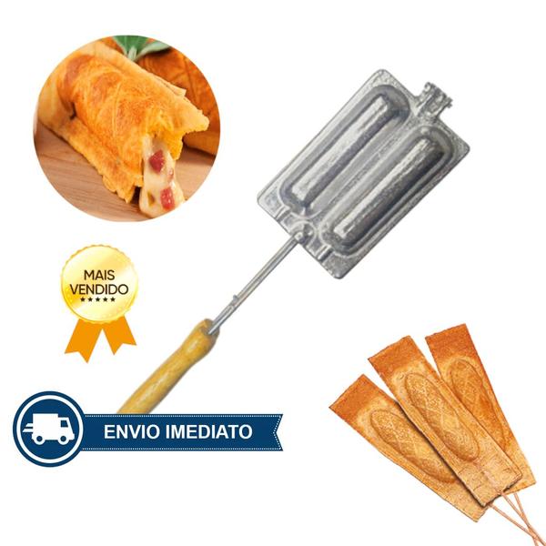 Imagem de Forma Crepe Fogao Crepeira  Aluminio Resistente Crepe Suiço