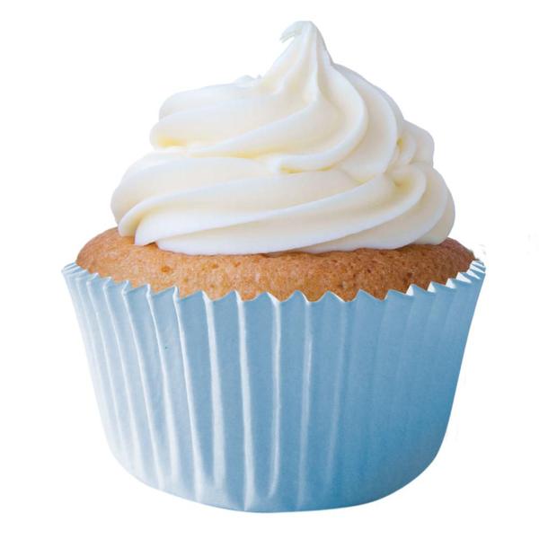 Imagem de Forma Cupcake N.0 Lisa Azul Bebe C/45 Mago