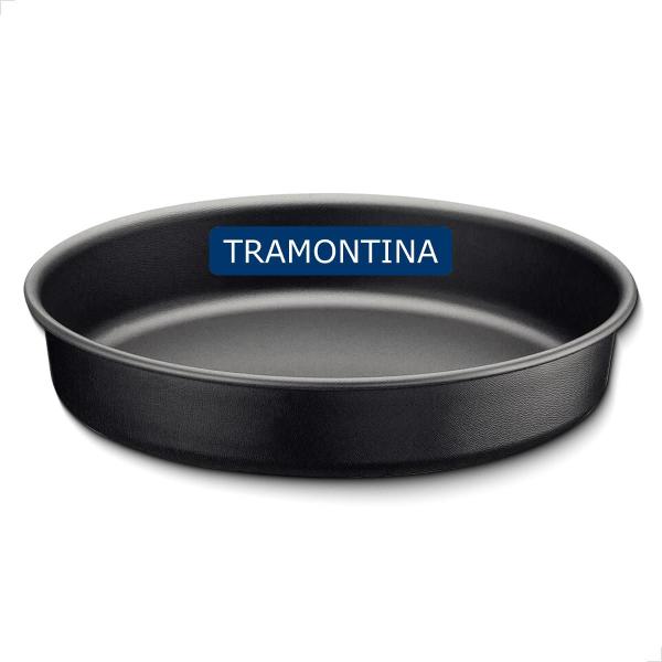 Imagem de Forma de Bolo Assadeira Tramontina Antiaderente Aluminio 26cm 2,4L 20057026