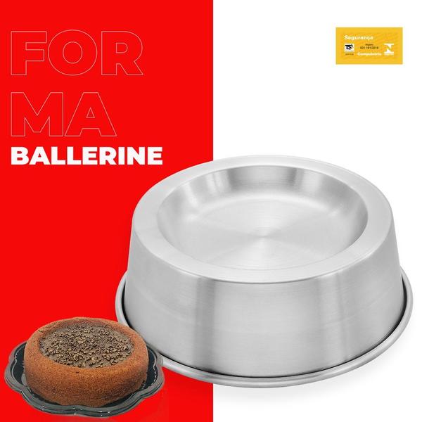 Imagem de Forma de Bolo Ballerine Piscina Vulcao n 22 Fortlar