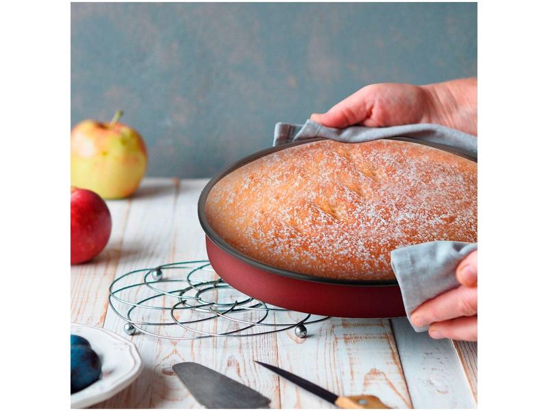 Imagem de Forma de Bolo de Alumínio Redonda Antiaderente 30cm Rochedo Perfeito