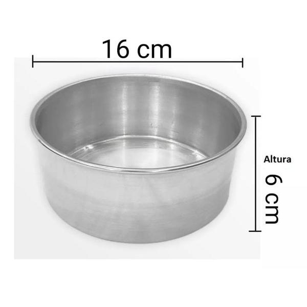 Forma de bolo modelo redonda tamanho n16 - Filó Modas Imagem de Forma de bolo modelo redonda tamanho n16