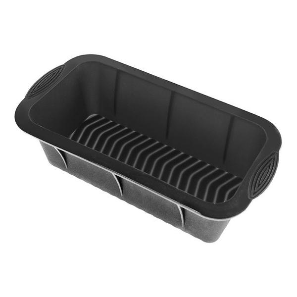 Forma de Bolo Pão em Silicone Retangular Antiaderente Cozinha 1,1L - Art house Imagem de Forma de Bolo Pão em Silicone Retangular Antiaderente Cozinha 1,1L