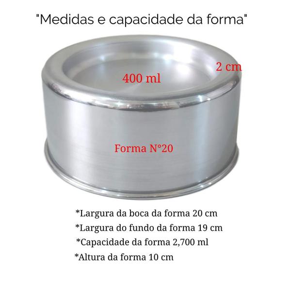 Imagem de Forma De Bolo Piscina N20 Kit Com 10 Peças Vulcão Ballerine  Super Polido