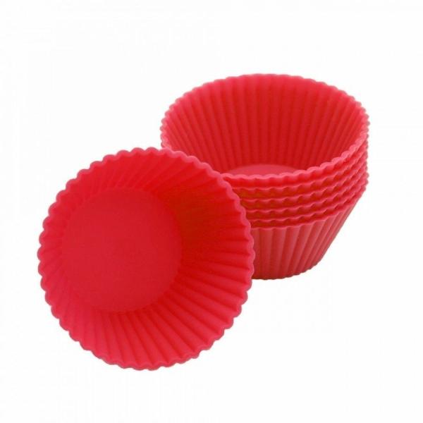 Imagem de Forma de cupcakes c/12 silicone em casa tem cod 12636