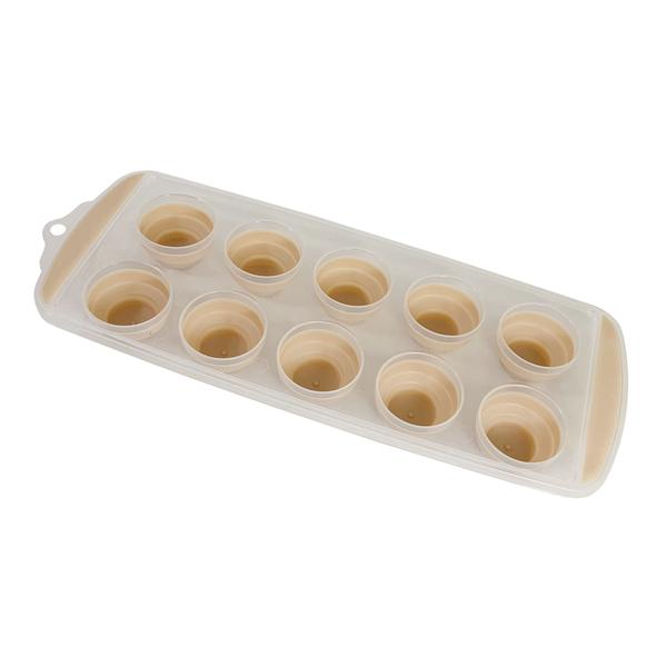 Imagem de Forma de Gelo com Base Retrátil de Silicone Com 10 Cavidades