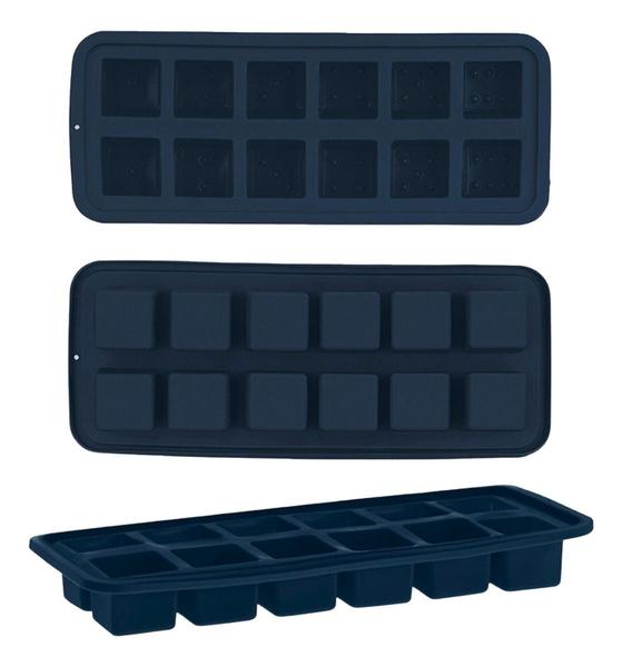 Forma De Gelo De Silicone 12 Cubos Temperos Bombom Papinha Geladeira Resistente - Generico Imagem de Forma De Gelo De Silicone 12 Cubos Temperos Bombom Papinha Geladeira Resistente