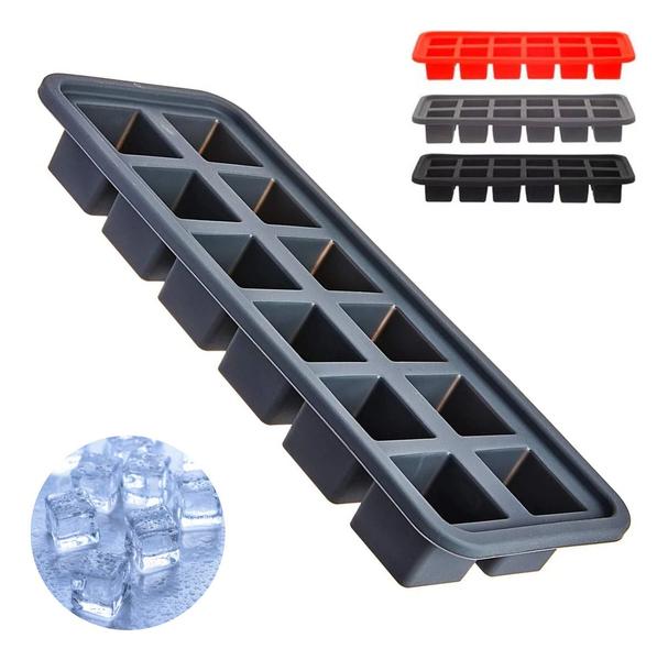 Forma De Gelo De Silicone 12 Cubos Temperos Bombom Papinha Geladeira Resistente - Generico Imagem de Forma De Gelo De Silicone 12 Cubos Temperos Bombom Papinha Geladeira Resistente