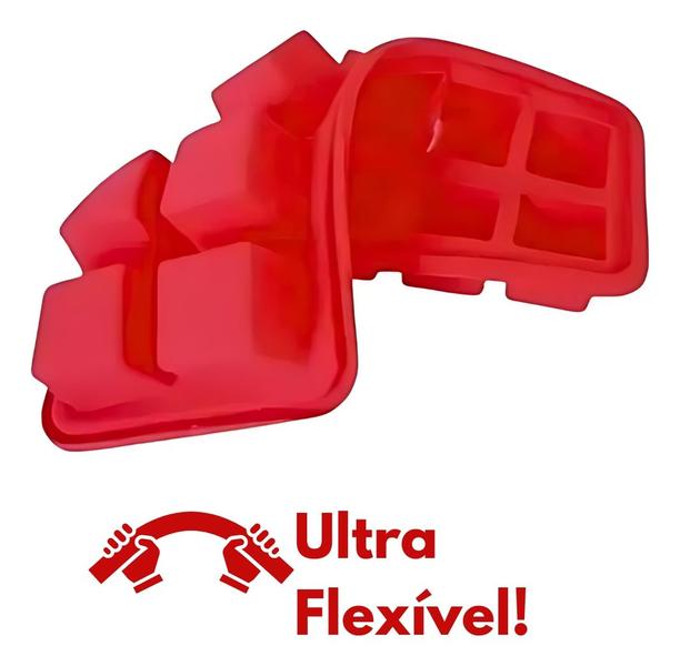 Forma De Gelo De Silicone 12 Cubos Temperos Bombom Papinha Geladeira Resistente - Generico Imagem de Forma De Gelo De Silicone 12 Cubos Temperos Bombom Papinha Geladeira Resistente