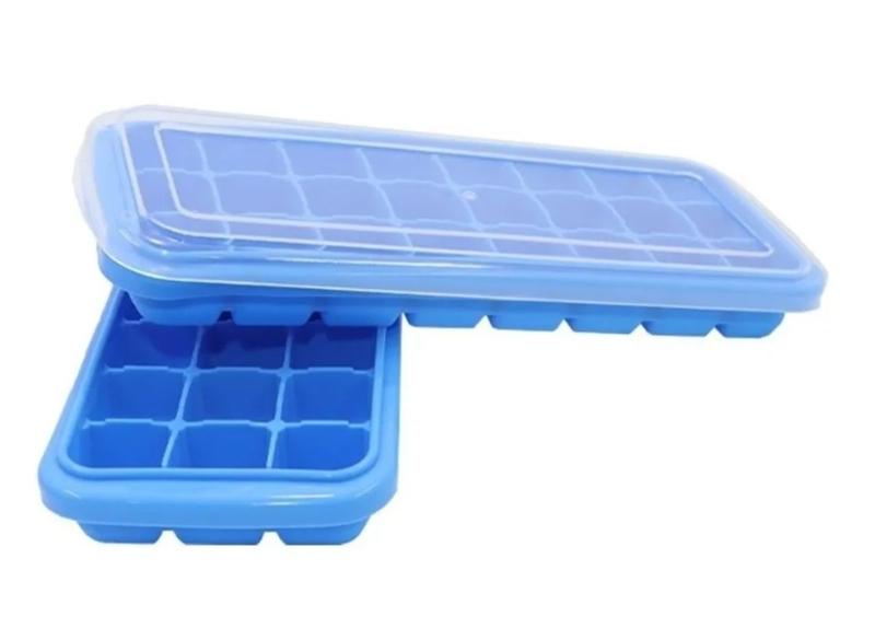 Imagem de Forma De Gelo De Silicone Para Drinks Gourmet - Bar Em Casa - Não Derrama - Kit Completo