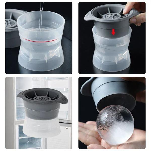 Forma De Gelo Esférica Whisky Drink Vodka Bar - Clink Imagem de Forma De Gelo Esférica Whisky Drink Vodka Bar