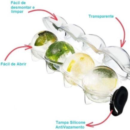 Forma De Gelo Redonda 4 Bolas de Gelo Em Formato De Esfera Para Cocktail whisk gin Reutilizável ice - Art house Imagem de Forma De Gelo Redonda 4 Bolas de Gelo Em Formato De Esfera Para Cocktail whisk gin Reutilizável ice