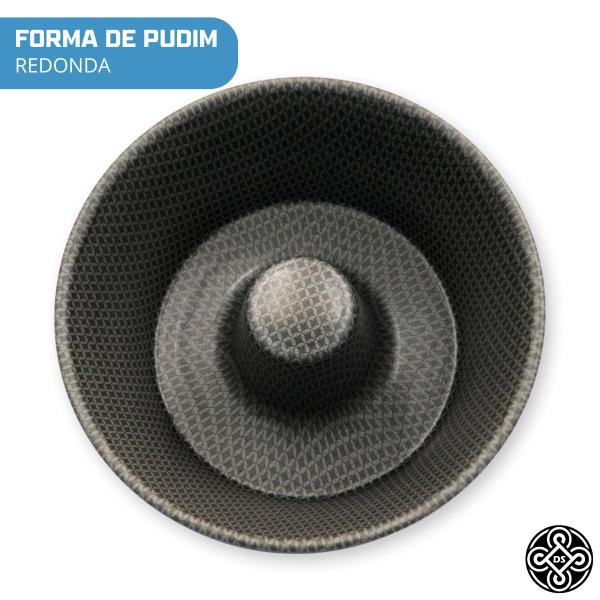 Imagem de Forma De Pudim Antiaderente Redonda 18cm