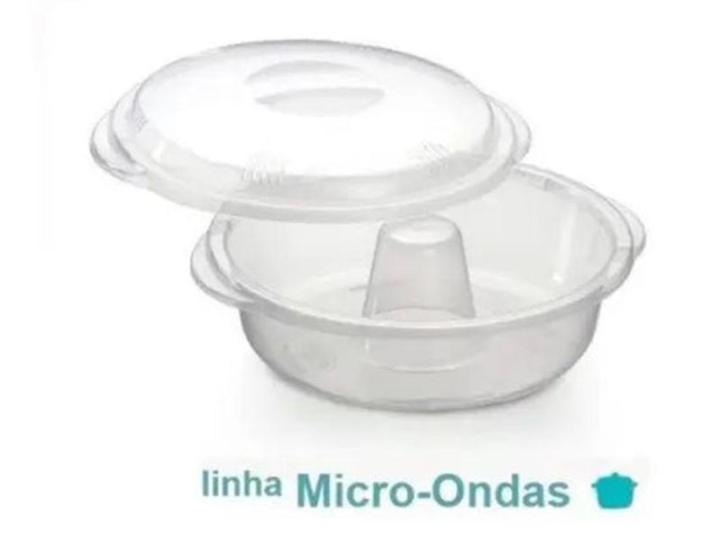 Imagem de Forma De Pudim Com Tampa Para Microondas Nitron Livre Bpa