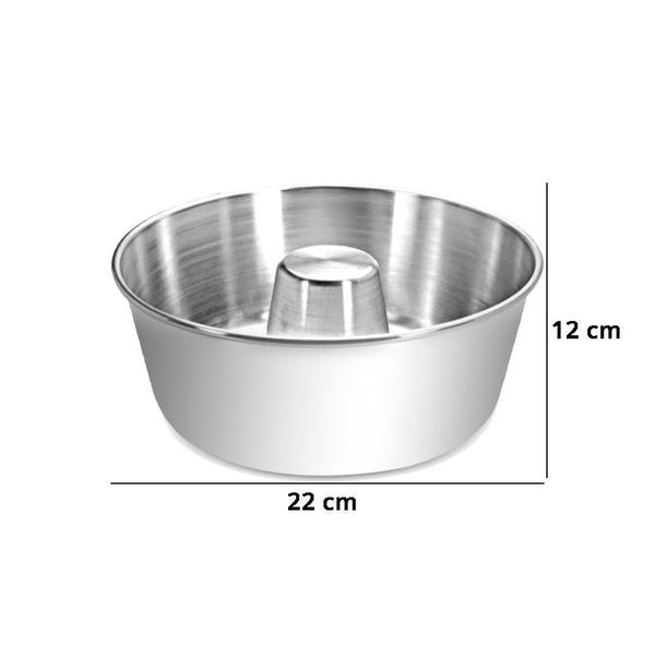 Imagem de Forma de Pudim em Alumínio Tubo 22 cm - ABC