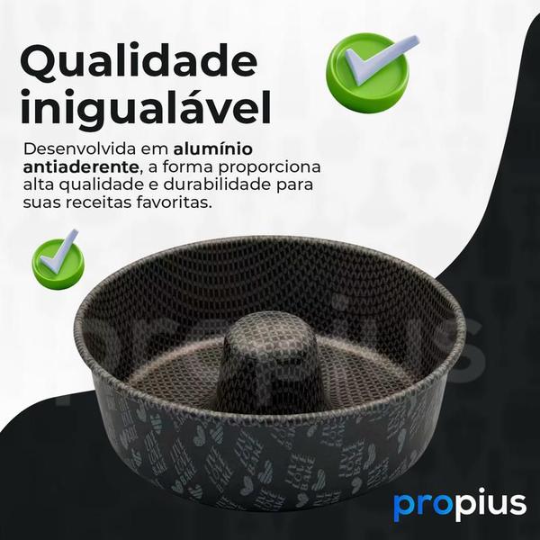 Imagem de Forma de Pudim Redonda 18cm Vermelha Ergonômica Sobremesas Clássica Forneável Forminha Receitas Variadas