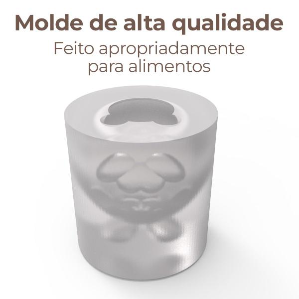 Imagem de Forma de Silicone Alimenticio Ovo de Páscoa Coelho Coelhinho