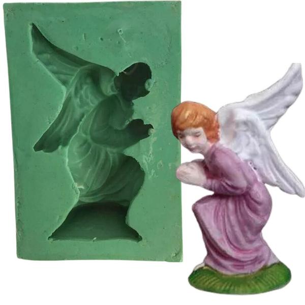 Imagem de Forma de Silicone - Anjo P com base