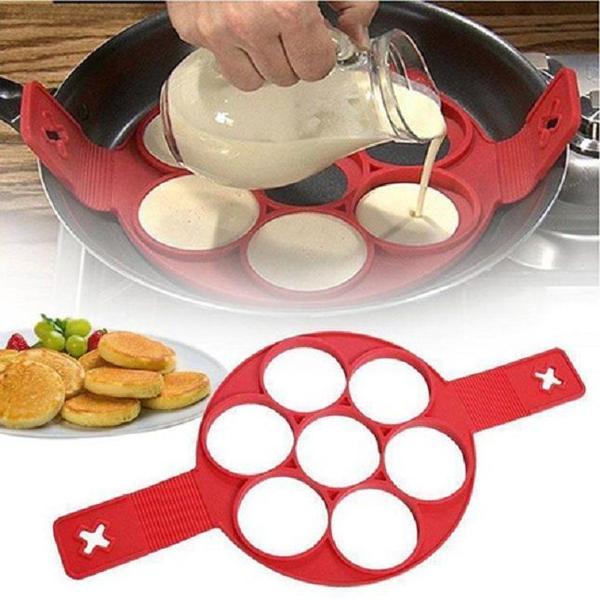 Imagem de Forma de Silicone Antiaderente para Panqueca Omelete Ovos