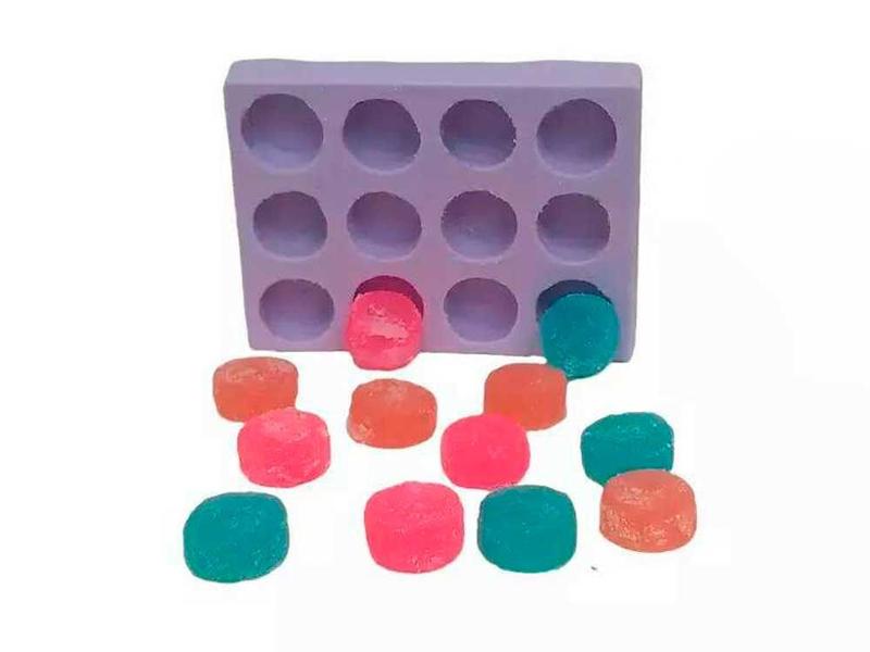 Imagem de Forma de Silicone Bala de Goma 12Cav. Ib-528